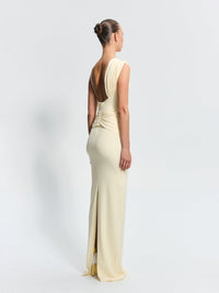 Hire EFFIE KATS Greer Gown in Lemon Yellow