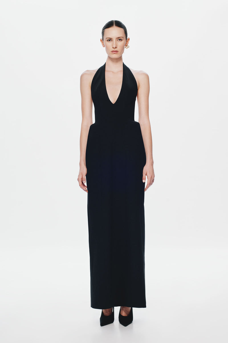 Hire MISHA Delta Suiting Dress in Black