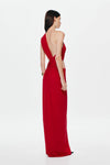 Hire MISHA Solstice Cupro Maxi Dress in Cherry Red