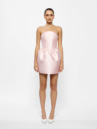 Hire EFFIE KATS Luetta Mini Dress in Blush Pink