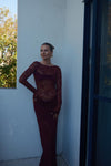 Hire BENNI Oskar Maxi Dress in Plum