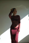 Hire BENNI Oskar Maxi Dress in Plum