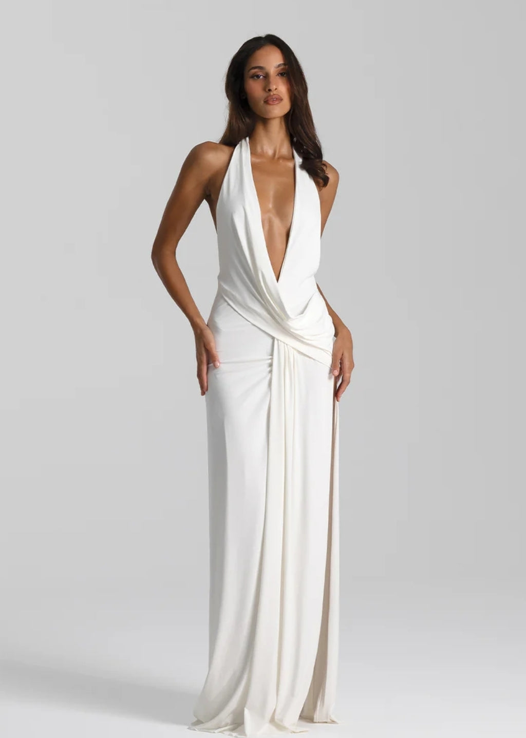 Hire NATALIE ROLT Winona Gown in White – TheOnlyDress Hire