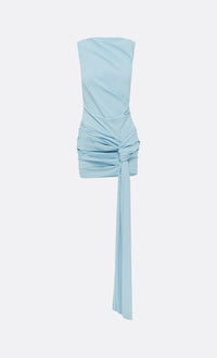 Hire BEC+BRIDGE Domenic Asym Mini Dress in Sky Blue