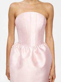 Hire EFFIE KATS Luetta Mini Dress in Blush Pink