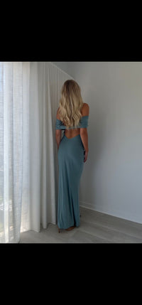 Hire EFFIE KATS Viela Gown in Eucalyptus