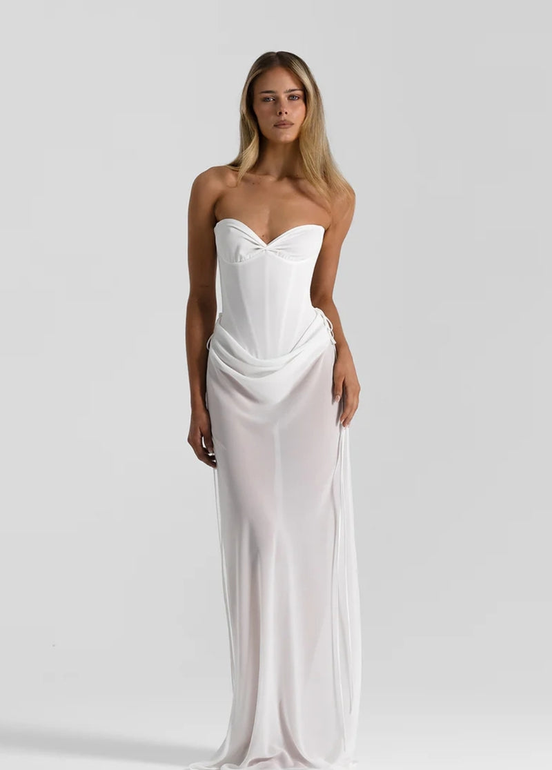 Hire NATALIE ROLT Allira Skirt in White (SKIRT ONLY)