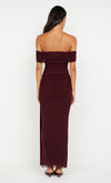 Hire BEC+BRIDGE Poppy Gathered Maxi Dress in Plum