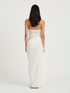 Hire BENNI Gina Florence Maxi Dress in Marshmallow White