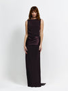 Hire EFFIE KATS Ricardo Gown in Chocolate Brown