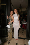 Hire NOOKIE Seraphine Gown in Gold Flower Sequin