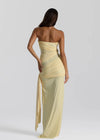 Hire NATALIE ROLT Miranda Gown in Lemon Yellow