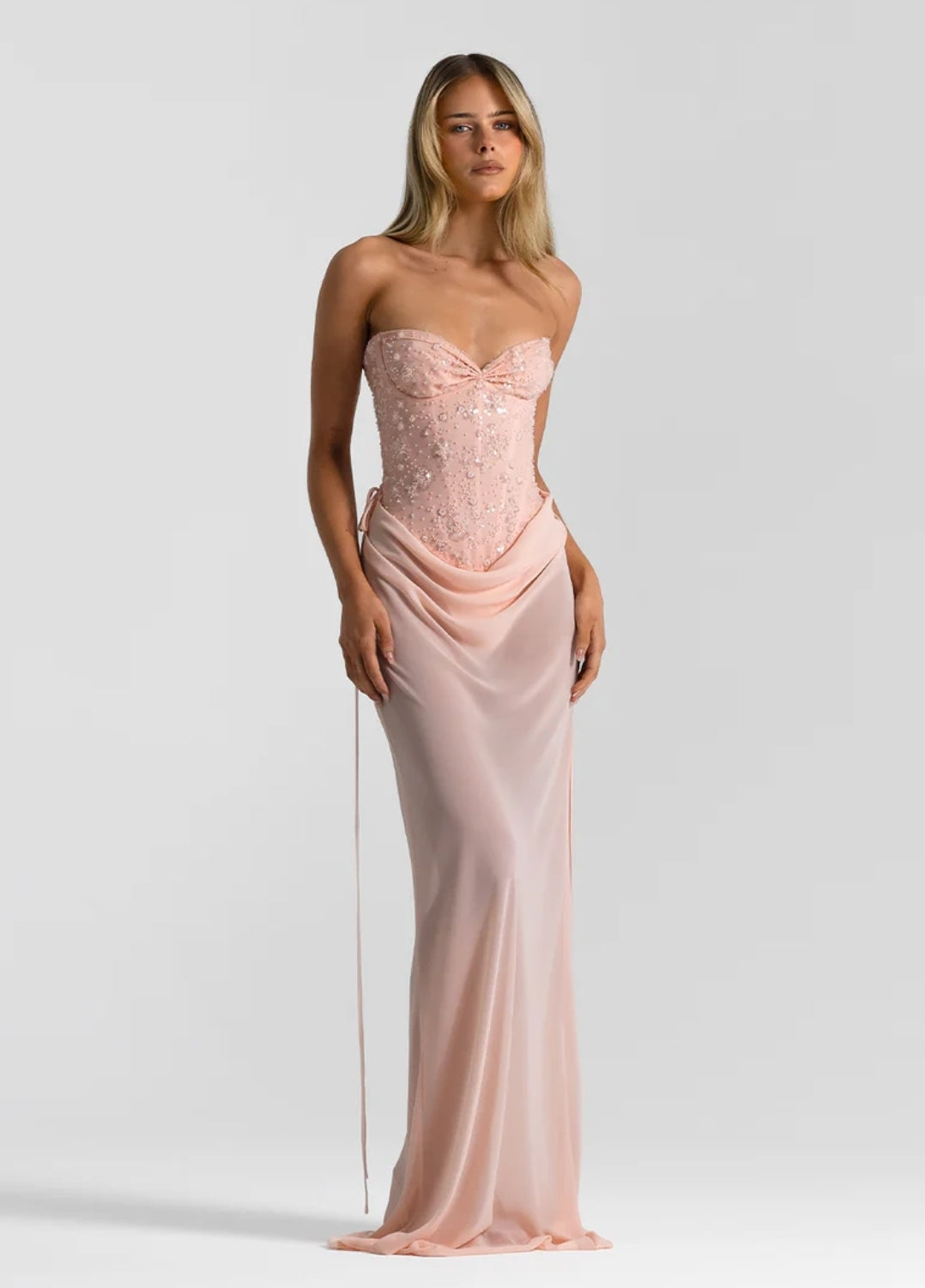 Hire NATALIE ROLT Verity Bustier in Baby Pink (TOP ONLY)