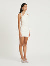 Hire BENNI Perry Mini Dress in Marshmallow White