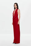 Hire MISHA Vanessa Jersey Maxi Dress in Cherry Red