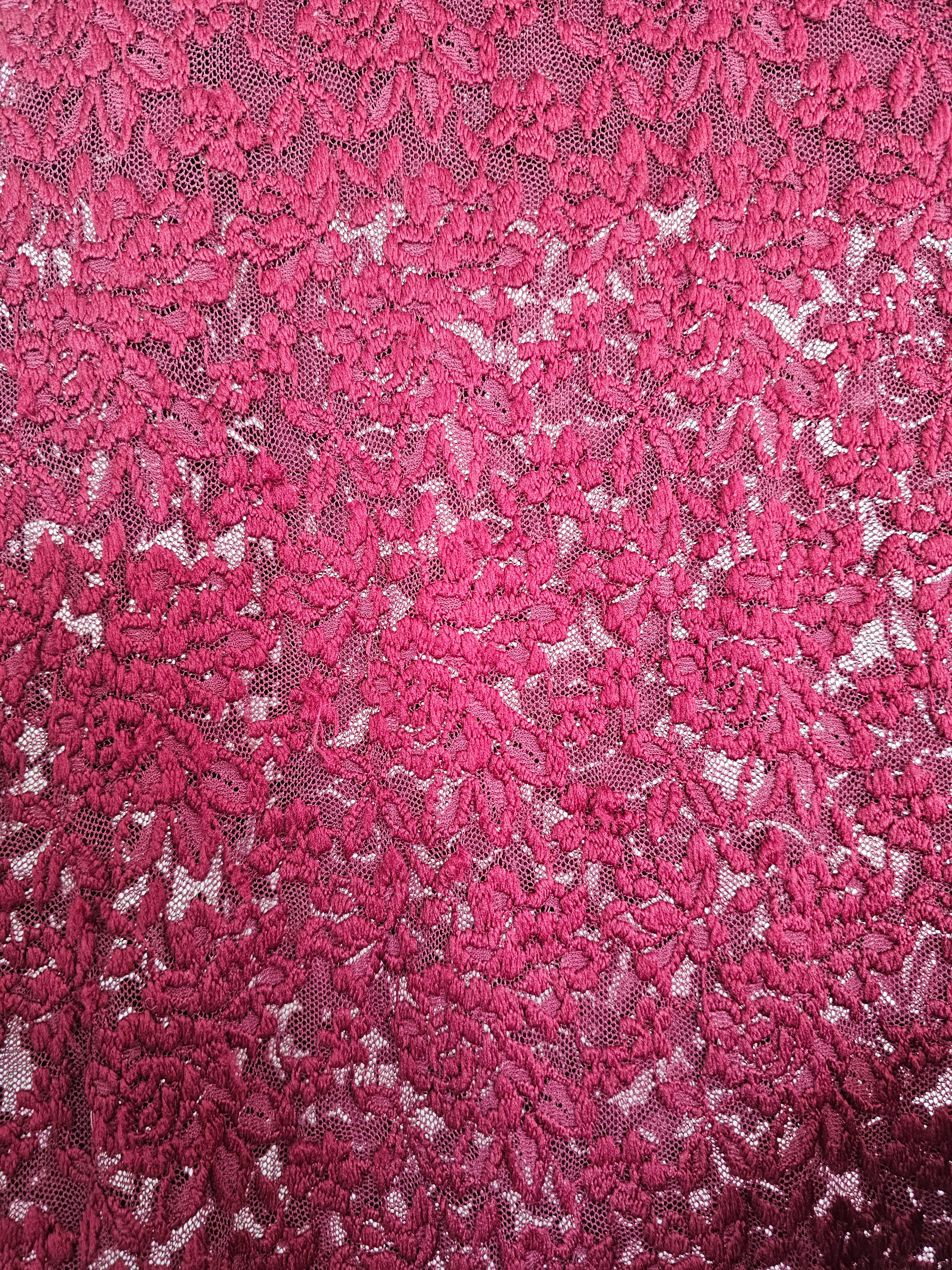 Hire DECONDUARTE Paradiso Lace Maxi Dress in Wine Red