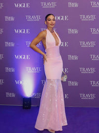 (Copy) Hire DECONDUARTE Florian Sequin Maxi Dress in Pink