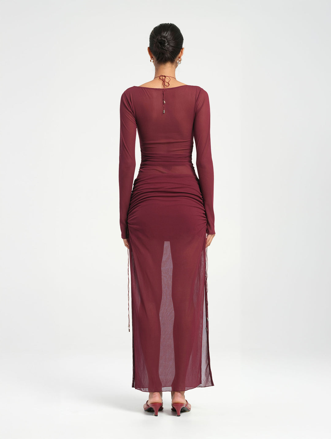 Hire BENNI Ari Cut Away Dress in Berry