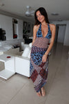 Hire BENNI Marnie Maxi Dress in Terra Mosaic Print