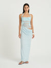 Hire BENNI Gina Florence Maxi Dress in Fresh Mint Baby Blue