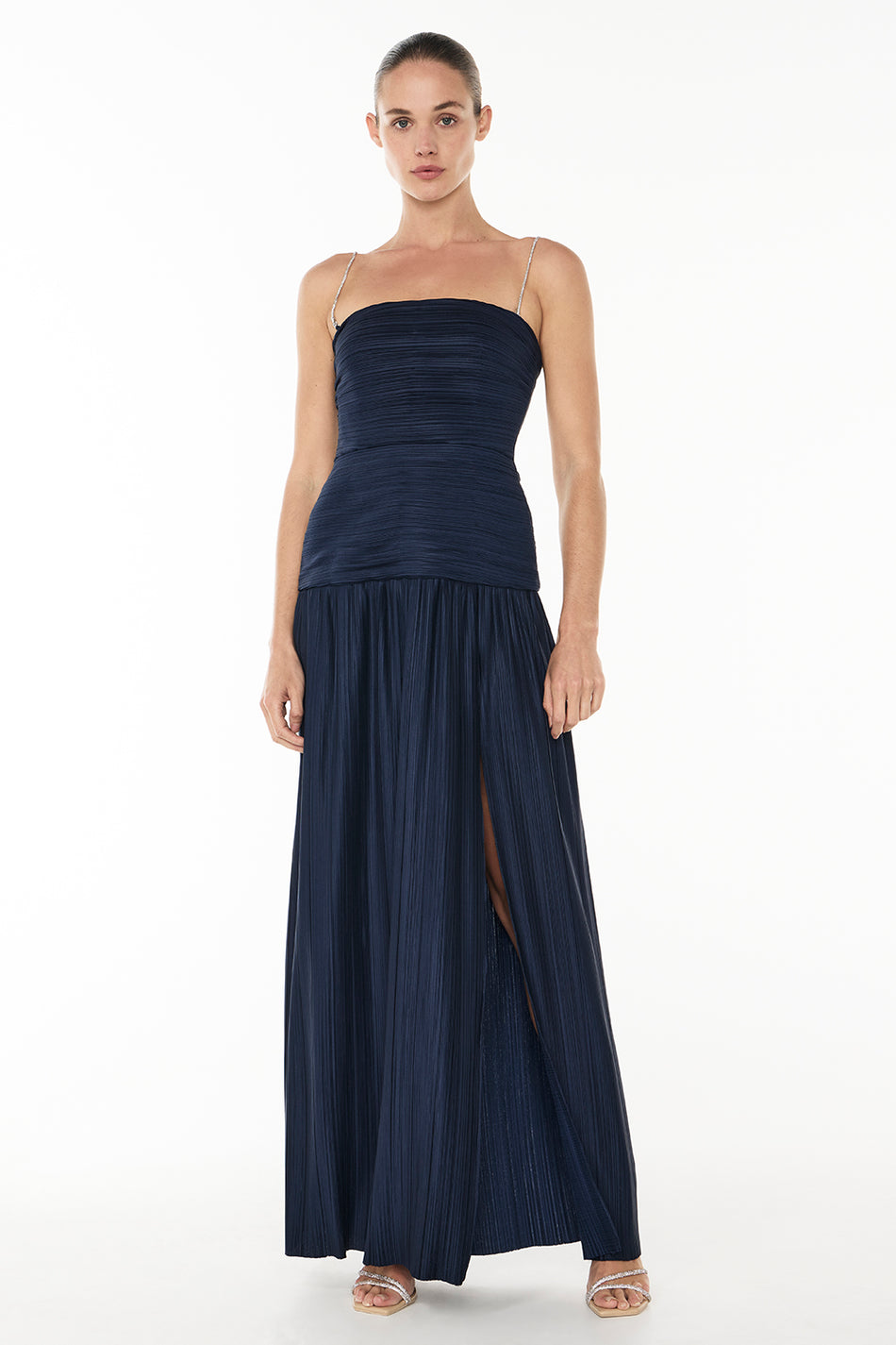 Hire MANNING CARTELL Royal Debut Dress in Navy Blue