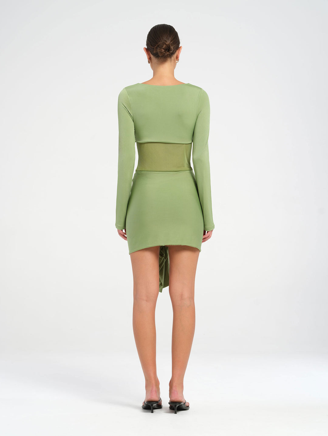Hire BENNI Juni Mini Dress in Grass Green