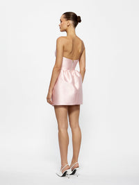 Hire EFFIE KATS Luetta Mini Dress in Blush Pink