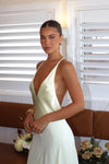 Hire SNEAKY LINK Jaz Hand V-Neck Maxi Dress in Yellow