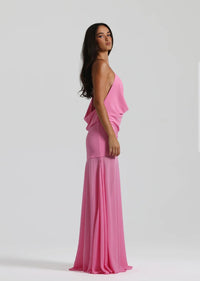 Hire NATALIE ROLT Dimity Gown in Candy Pink