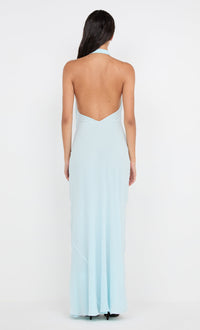 Hire BEC+BRIDGE Soneva Wrap Maxi Dress in Arctic Blue