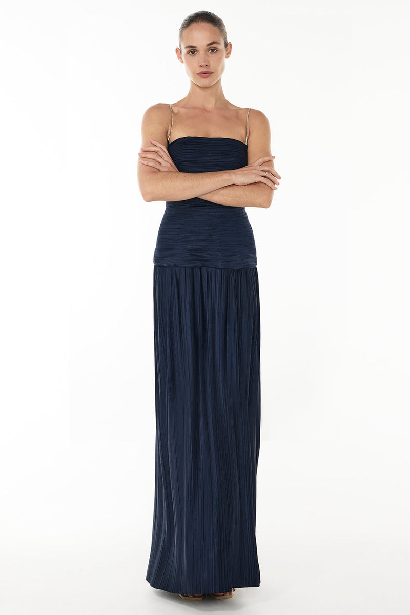 Hire MANNING CARTELL Royal Debut Dress in Navy Blue