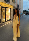 Hire NATALIE ROLT Winona Gown in Lemon Yellow