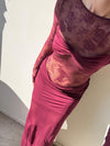 Hire BENNI Oskar Maxi Dress in Plum