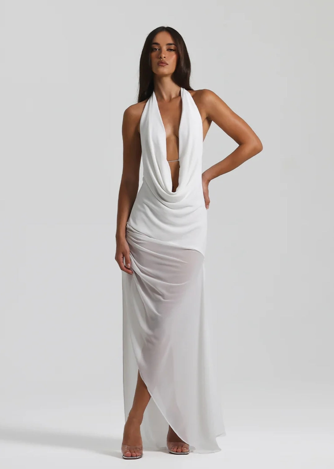 Hire NATALIE ROLT Anastasia Mini & Maxi Dress in White