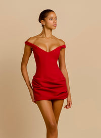 Hire ARCINA ORI Avery Mini Dress in Red