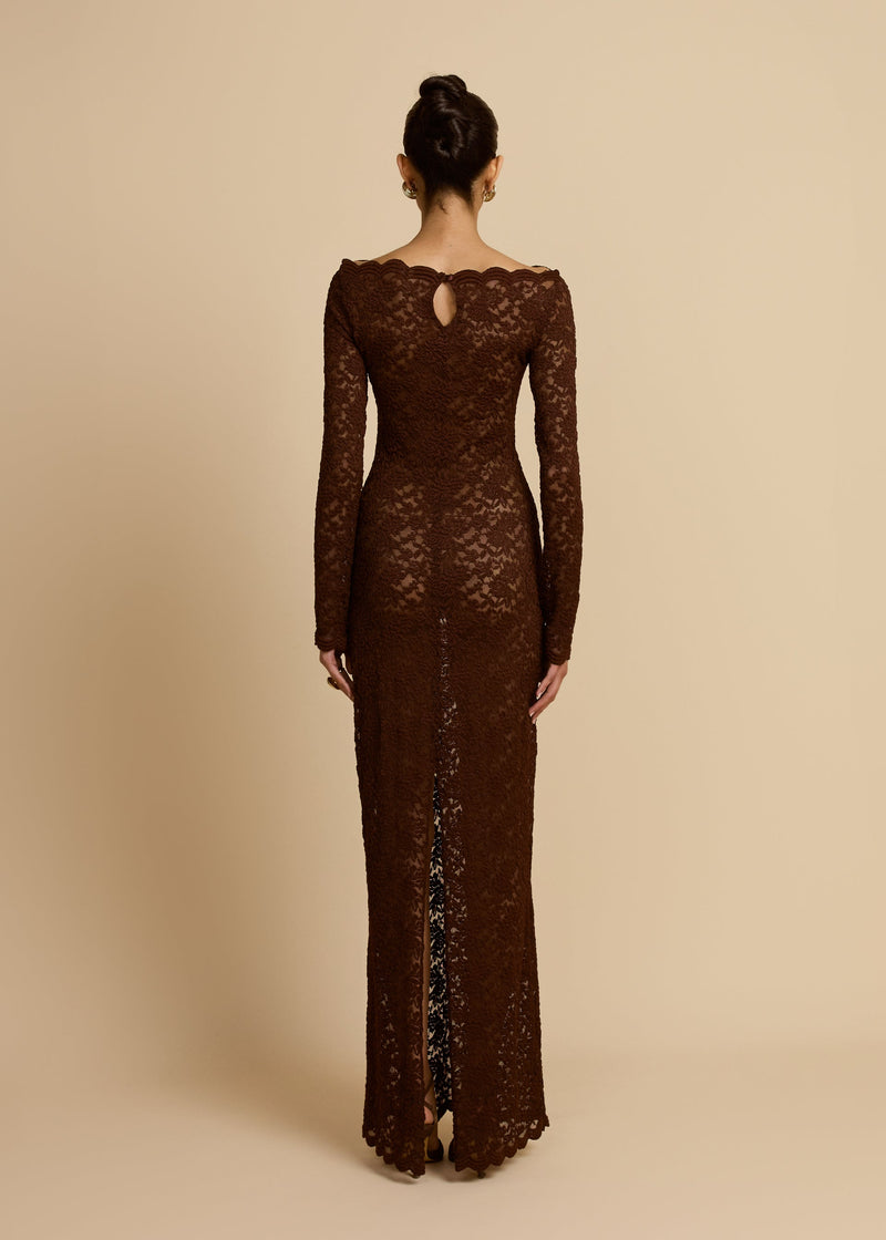 Hire ARCINA ORI Monet Dress in Brown