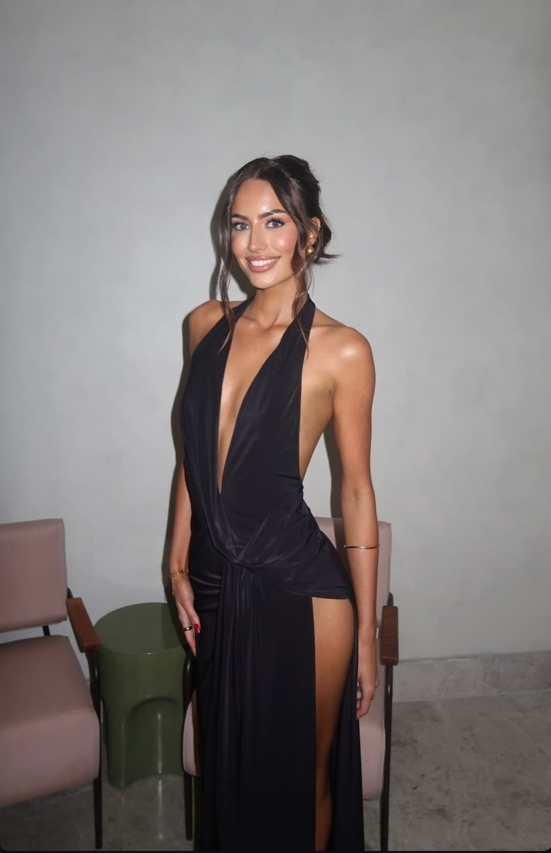 Hire NATALIE ROLT Winona Gown in Black