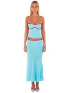 Hire I AM DELILAH. Jemima SET Maxi Skirt and Halter Top in Sapphire Blue