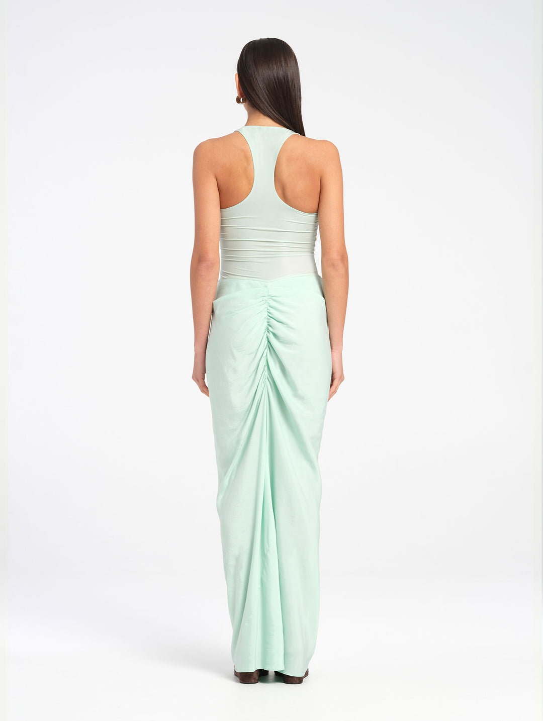 Hire BENNI Jade Maxi Dress in Bleached Aqua