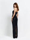 Hire EFFIE KATS Thalia Gown in Black Sequin