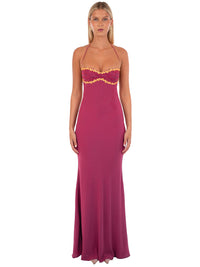 Hire I AM DELILAH. Delilah Maxi in Wine Red