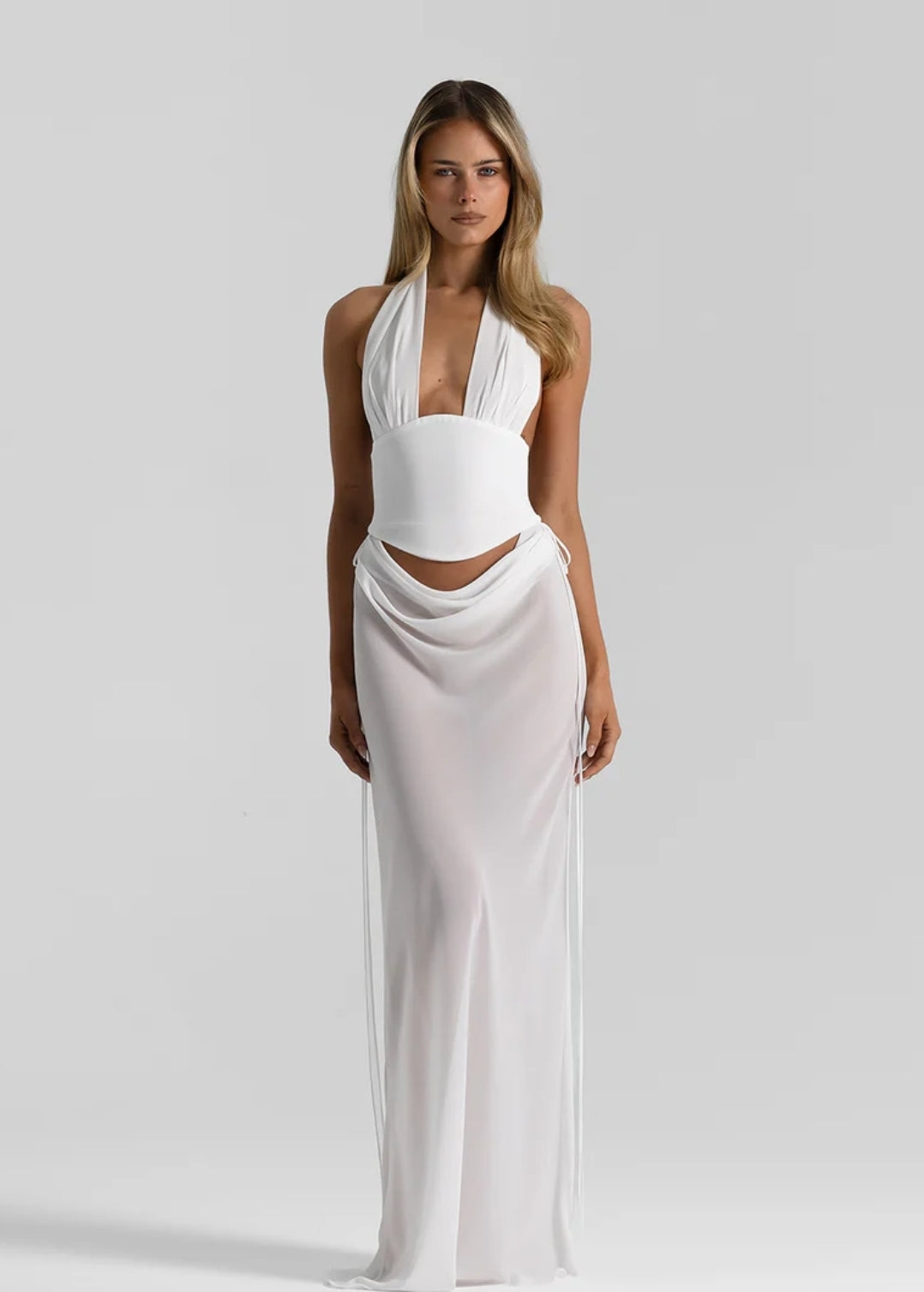 Hire NATALIE ROLT Bronte Top in White (TOP ONLY)