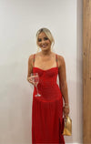 Hire MANNING CARTELL Double Time Pleat Dress In Red