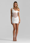 Hire Natalie Rolt Elodie Mini Dress in White