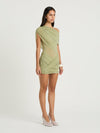 Hire BENNI Otto Mini Dress in Pistachio
