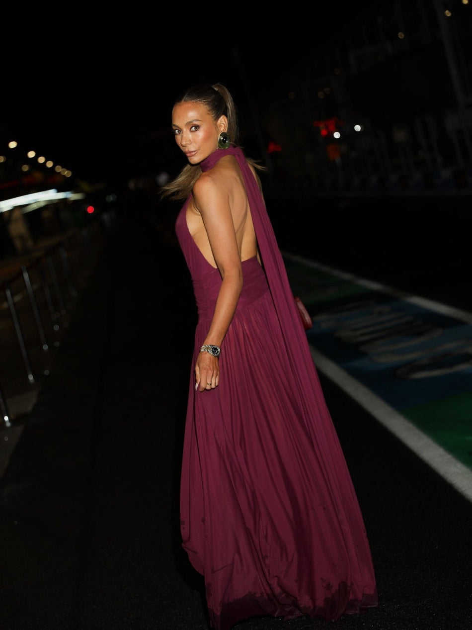 Hire EFFIE KATS Verity Gown in Burgundy