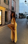 Hire NATALIE ROLT Winona Gown in Lemon Yellow
