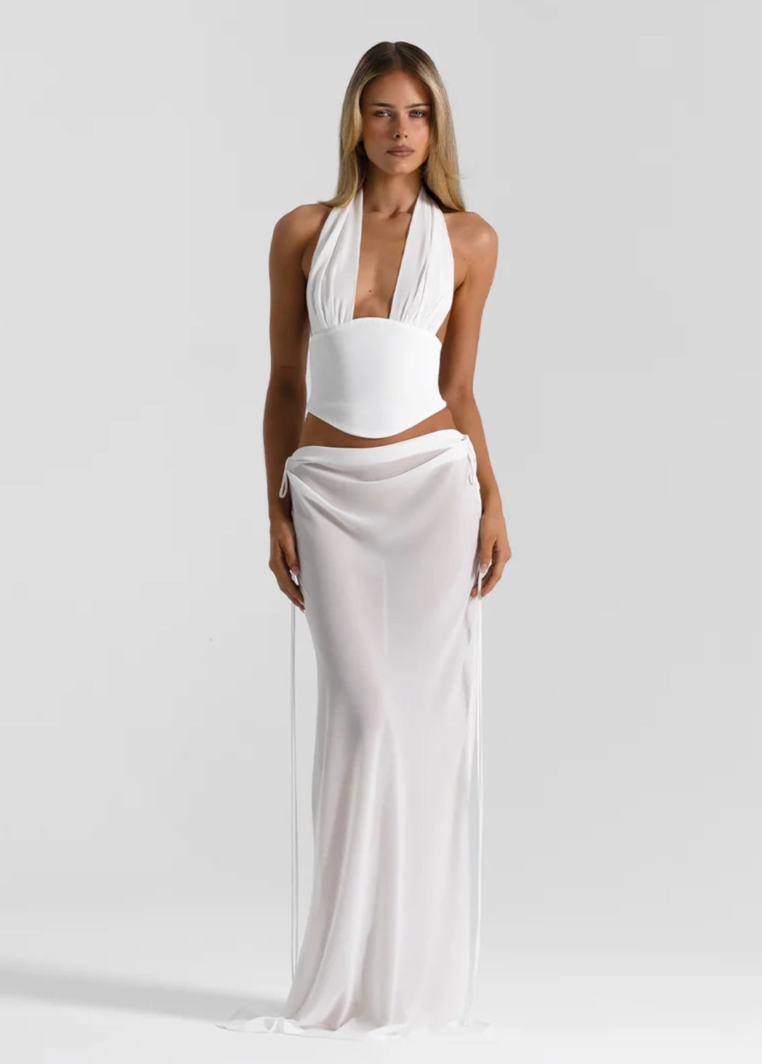 Hire NATALIE ROLT Bronte Top in White (TOP ONLY)