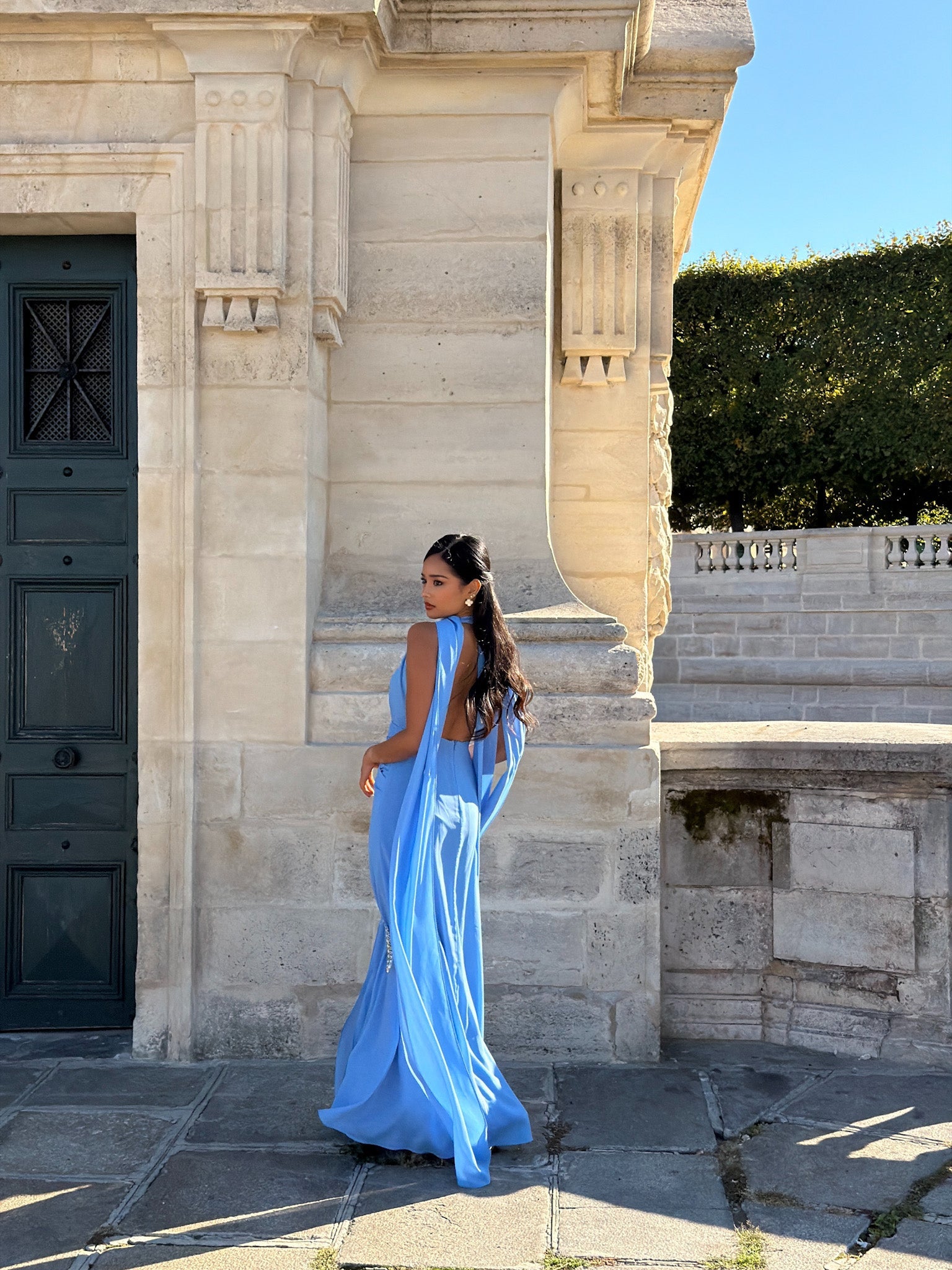 Hire CALIA COLLECTION Antonia Maxi Dress in Sky Blue