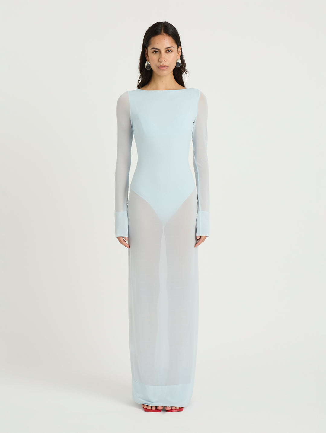 Hire BENNI Remy Reversible Maxi Dress in Fresh Mint